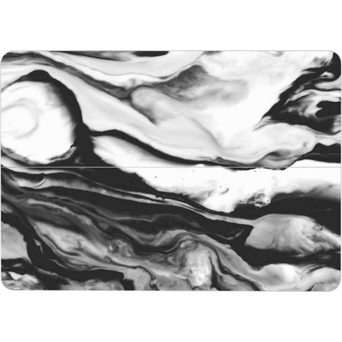 Black and White Marble Ink Surface Laptop Studio Skin